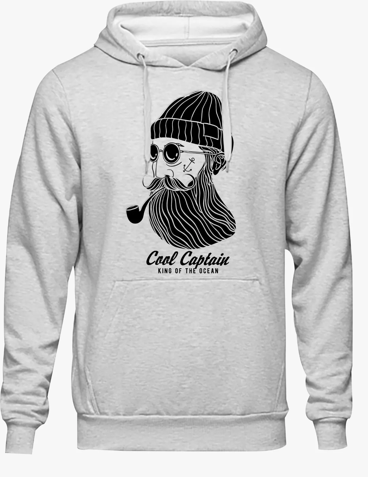 White cool captian Hoodies