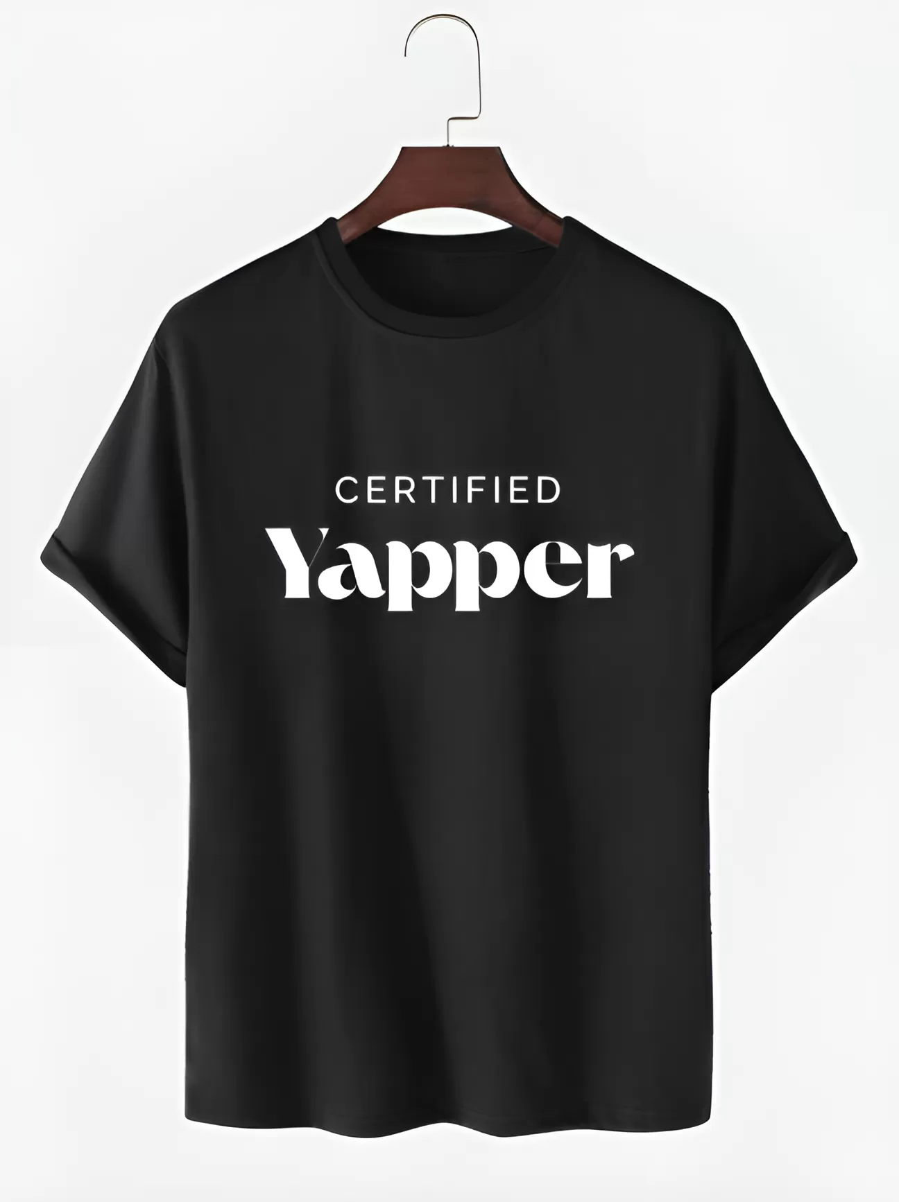 Certified Yapper black tshirt