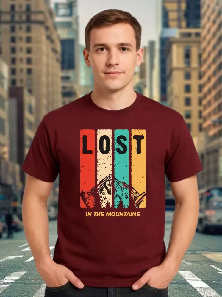 Lost round neck t-shirts