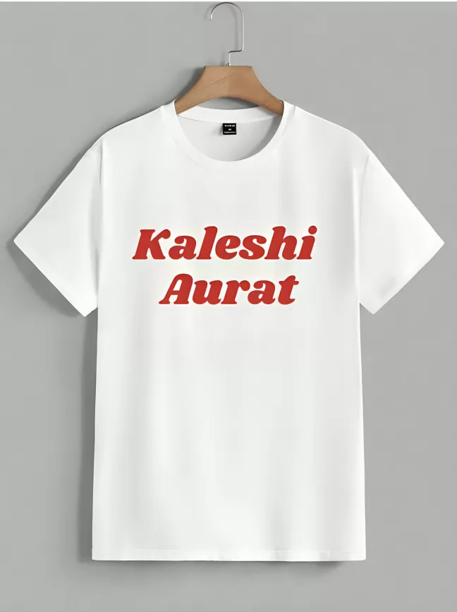 Kaleshi aurat White tshirt