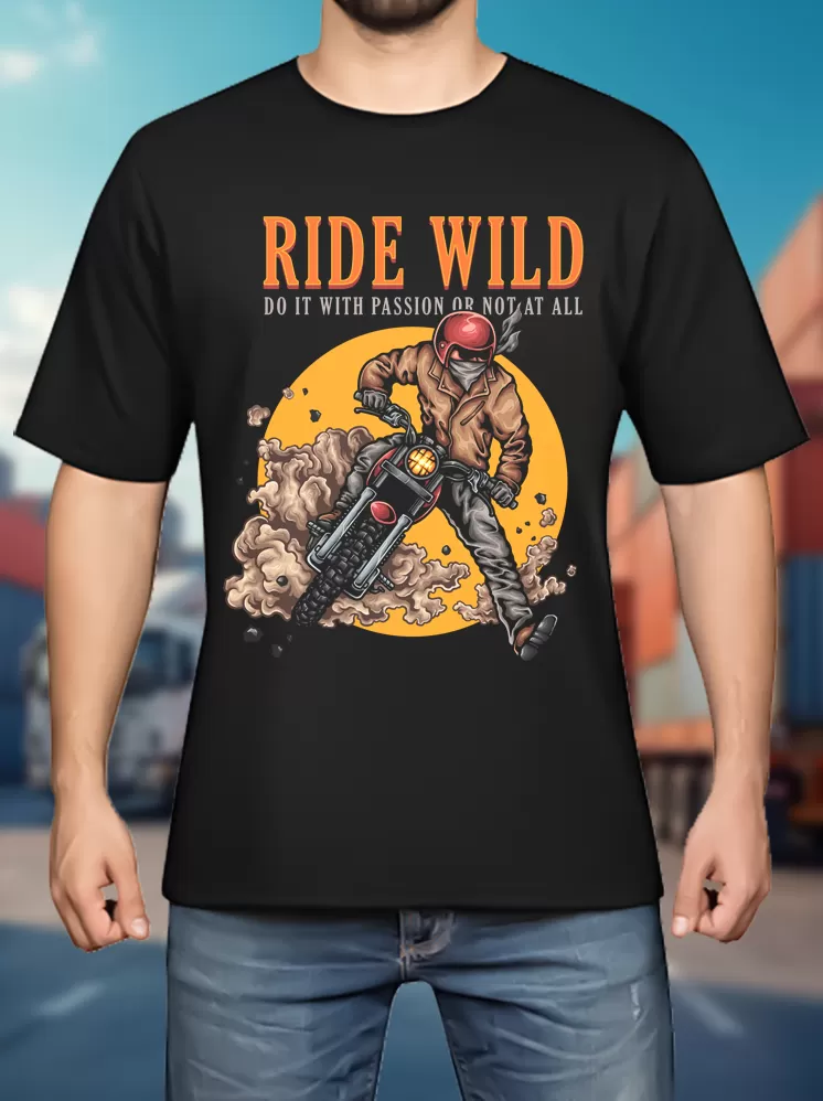 Ride with Devil deep saffron name T-shirts
