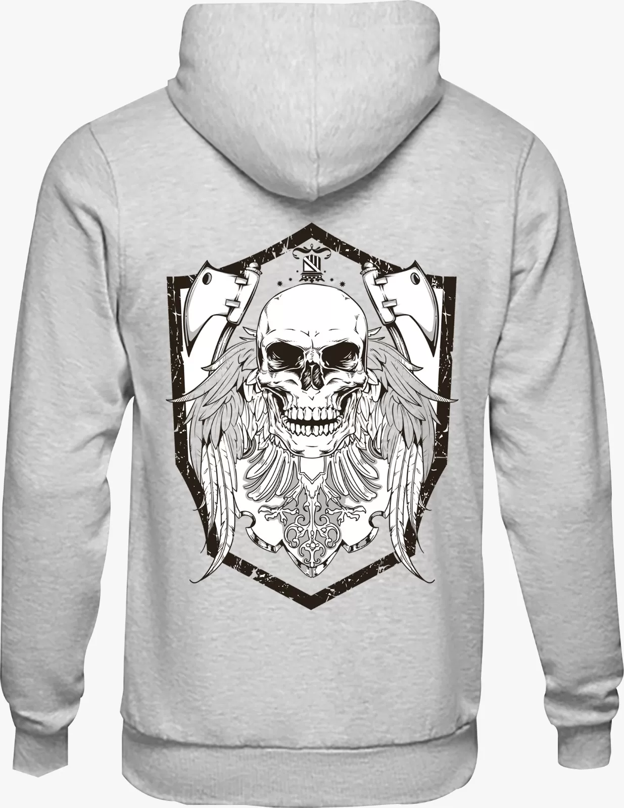 White print logo Hoodies