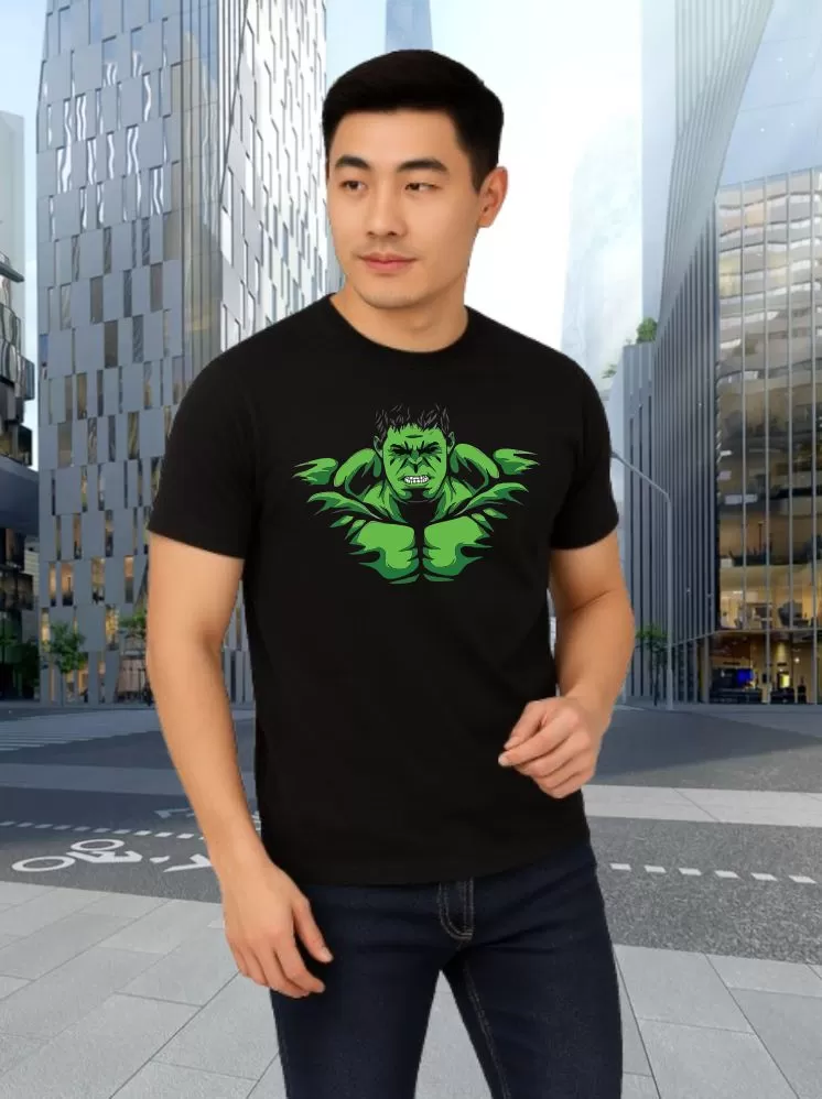 Smash round neck prints t-shirts