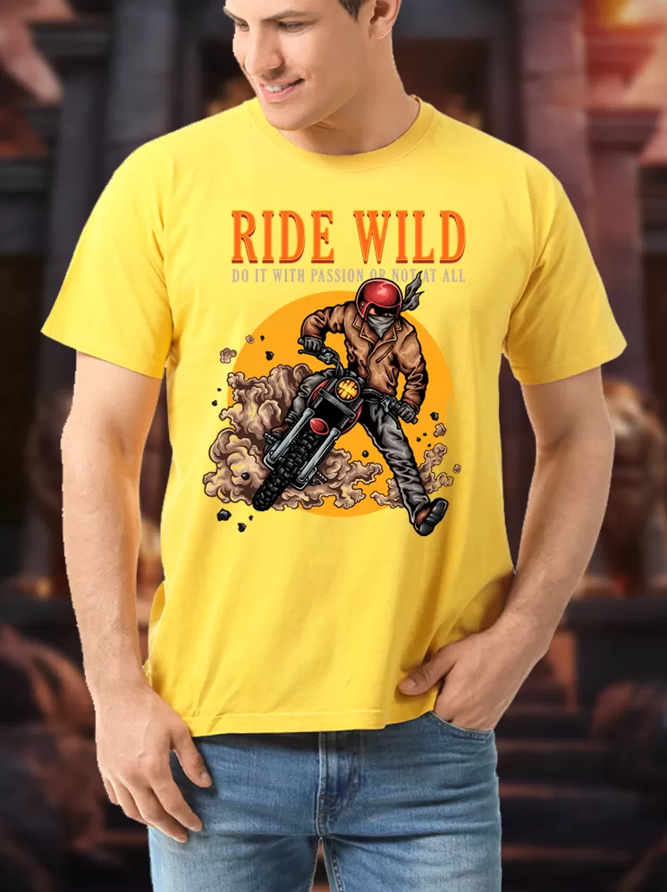Ride with Devil Yelllow T-shirts